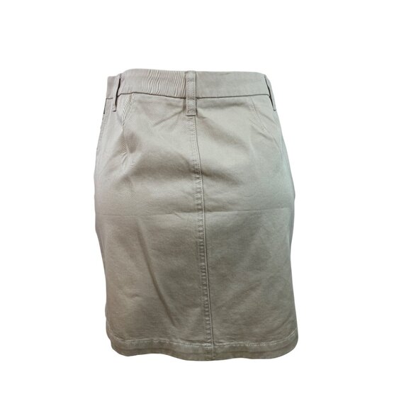 Halogen Women's Bone Khaki Mini Tube Skirt Size 4 - New - Picture 3 of 8